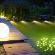 Licht im Garten, Up-Lights, Strahler und LED-Technik